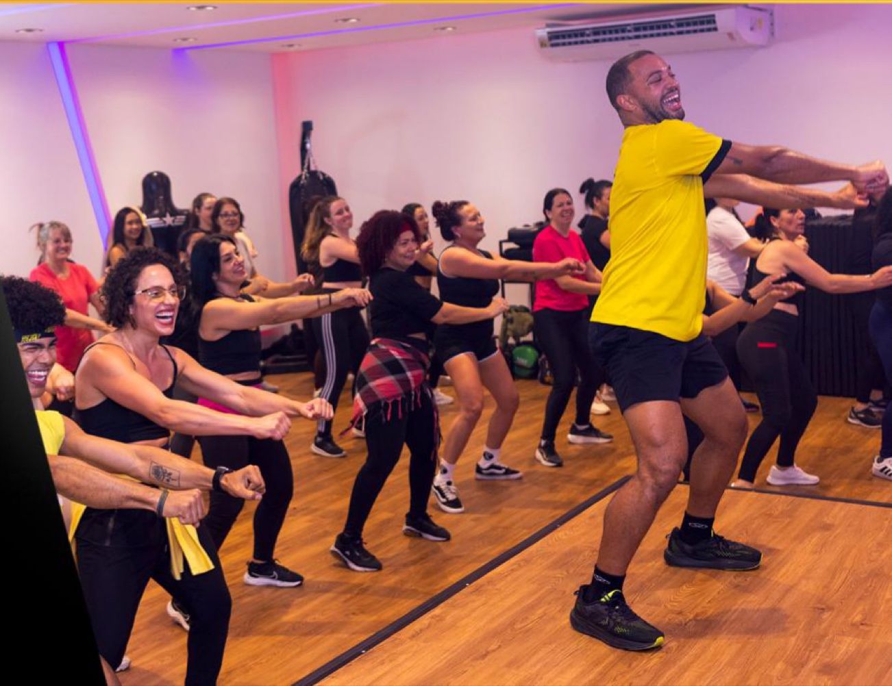 Aula coletiva na UFit